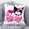 Almohada Kulomi Sanrio Almohada de Animación Secundaria Almohada de Dormitorio Cojín Lumbar de Oficina Cumpleaños de Estudiante