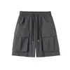 Pantalones Cortos de Trabajo para Hombre 2026 Nuevo Verano Delgados Sueltos Casuales de Longitud Media de Secado Rápido Deportivos de Seda de Hielo Pantalones de Cinco Puntos Verano