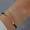 Pulseira Ajustável DIY Corda Vermelha Pulseira de Corda Milanesa mm Colorida Metabo