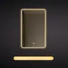 Espejo de Baño Cuadrado de Aluminio Vertical con Sensor Antivaho y Luz, Sensor Inteligente Tmall Genie