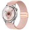 Adequado para pulseira de relógio Huawei GT7 com fivela dupla magnética, pulseira de nylon respirável de cinco anéis, 18/20/22mm, pulseira universal para Samsung