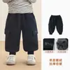 Ropa Infantil Kaka Panda Pantalones con Forro Polar para Niños Ropa de Invierno para Niños Pantalones Largos de Invierno para Niñas Pantalones Cálidos para Bebés