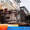 Guarda-corpo de Varanda Personalizado, Casa Comunitária, Corrimão de Ferro Forjado em Aço Zinco, Grade Artística de Alumínio Estilo Europeu, Guarda-corpo de Varanda Lianyungang