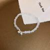 Pulsera de Cuentas de Flores con Costuras Ins Diseño Nicho Dulce Cool Pulsera de Cuentas Accesorios Distintivos Regalo para Estudiante Novia