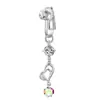 Anillos Falsos para Ombligo de Circonia de Venta Caliente Transfronteriza Sin Perforación, Tornillos para Ombligo de Colgante Colorido Europeos y Americanos, Clips para Orejas, Pendientes, Al por Mayor en Stock