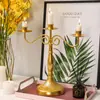 Suporte de Vela Romântico Estilo Europeu Retrô Decoração para Casa Nórdica Casamento Mesa de Casamento Velas Decorações Adereços de Foto Enfeites