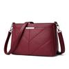 Bolsa Directa Transfronteriza para Mujer, Estilo Nuevo, Bolso de Mamá de Moda Estilo Coreano, Bolso Pequeño de Tres Capas, Bolso de Hombro Cruzado, Bolso de Mamá de Cuero Suave