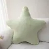Ins Almohada de peluche estrella nórdica lindo juguete de peluche cojín de sofá cama para dormir tela de corazón juvenil muñeca regalo