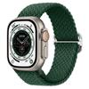 Nuevo Modelo Adecuado para Correa de Apple Watch Apple Iwatch11 Versión Arcoíris Correa Tejida Correa de Nailon Ajustable