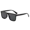 Gafas de Sol Polarizadas Cuadradas para Hombre Estilo Nuevo para Comercio Exterior, Efecto Adelgazante, Moda Europea y Americana, Gafas de Sol Casuales para Exteriores con Marco Grueso