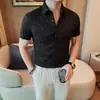 Camisa Masculina de Manga Curta Nova Verão 2026, Camisa Masculina de Manga Curta Estampada Nova Slim-Fit de Verão, disponível para dropshipping