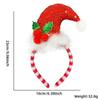 Diadema de Navidad Sombrero de Navidad Accesorios para el Cabello Navidad Decoraciones para Fiesta de Adultos y Niños Diadema de Navidad de Dibujos Animados Tridimensional