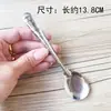 100 piezas Cucharas de Sandía Desechables de Metal Hierro Uso Comercial Cucharas Específicas para Sandía Cucharas para Llevar Bibimbap