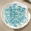 Grânulos redondos de furo reto galvanizados Liangzhu Mengdie 16mm corrente de celular com contas corrente de bolsa acessórios de joia DIY cordão de contas atacado