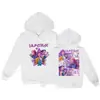 Grupo Cazador de Brujas de Comercio Exterior Sudadera con Capucha Casual Estampada Periférica para Niños Primavera y Otoño Delgada Unisex Pulóver