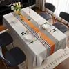 Toalha de Mesa Luxo Leve Toque de Alta Qualidade Impermeável à Prova de Óleo à Prova de Escaldamento Sem Lavar PVC Capa de Mesa de Centro Pano de Mesa de Jantar Estilo Ins Tapete de Mesa de Jantar