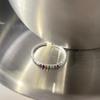 Anillo de Plata para Mujer, Diseño Abierto Irregular, Apilable, Estilo Nicho, Anillo para Dedo del Pie, Anillo para Nudillo, Anillo para Dedo del Pie de Moda, Tamaño Pequeño para Mujer
