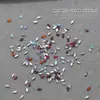 Accesorios para Uñas de Celebridad de Internet al por Mayor Mini Marquise Zirconio para Uñas Decoraciones de Uñas Coloridas con Fondo Plano y Forma Biselada