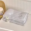 Nuevo Núcleo de Almohada de Terciopelo con Plumas Bordadas de Lino, Protección para el Cuello, Almohada para Estudiantes, Núcleo de Almohada para Adultos, Almohada Baja, Dormitorio