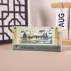 Imán de Nevera Metálico de la Ciudad de Hangzhou Área Escénica Turística del Lago del Oeste Recuerdo Regalos Culturales y Creativos Imán Magnético para Nevera Personalizado