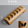 Portavasos de bambú para té, soporte para tazas de té plegable multifuncional para el hogar, estante de almacenamiento para tazas de té, juego de té, mesa de té, estante para tazas, escurridor, dispositivo para secar tazas