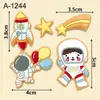 Decoração de bolo astronauta plug-in planeta Aeroespacial aeronave homem do espaço foguete acessórios de panificação de aniversário