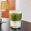 Xícara de Café de Vidro Empilhável Alto Valor Estético para Mulheres Uso Doméstico Grande Capacidade Sensação Premium Copo para Beber Taça de Vinho Empilhável