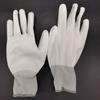 Guantes con Recubrimiento de PU Fábrica de Electrónicos Libre de Polvo Recubrimiento Antiestático Protección Laboral Al por Mayor Dedos Recubiertos de PU H1 Antideslizante Multiusos