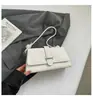 Cinturón de Cuero para Mujer Textura Color Sólido 2026 Verano Nuevo Bolso de Mano Grande Capacidad Simple Casual Bolso de Hombro Bolso Cuadrado Pequeño