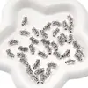 Aleación de Plata Antigua Camiseta de Hilo Grueso Pequeño Hombre Accesorios para la Cintura DIY Hecho a Mano Casero Pulsera Pulsera Collar Material para Joyería