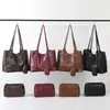 Bolso bandolera superventas transfronterizo, bolsa de mano popular de comercio exterior, bolso vintage de gran capacidad para madre e hija, bolso de mano diario para el trabajo