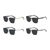 Nuevas Gafas de Sol Polarizadas para Hombre Montura Cuadrada de Metal Gafas de Sol Transfronterizas Europeas y Americanas Gafas de Sol para Conducir Venta al por Mayor para Hombre