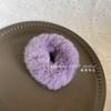 Anel de cabelo de pelúcia imitação de pelo de coelho novo para Outono e Inverno, estilo coreano gentil doce temperamento retrô estilo Hong Kong, faixa de cabeça francesa alto senso