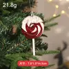 Novos enfeites de árvore de Natal, pingentes de decoração de Natal, decorações de festa, decoração de cena de homem de gengibre de alta qualidade galvanizado