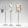 Estante de exhibición para maniquíes de tienda de ropa, maniquí de medio cuerpo plano para mujer, maniquí de cuerpo plano, accesorios de ventana, mesa humana, estante para fotos en vivo