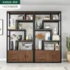 Nuevo Estante Antiguo Estilo Chino Estante de Almacenamiento para Sala de Té Vitrina de Exhibición de Té No Madera Maciza Estante de Exhibición Minimalista Moderno para Sala de Estar