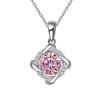 Colgante Europeo y Americano Transfronterizo de Plata Esterlina S925 para Mujer Joyería de Molino de Viento de Moda de Alta Gama Venta al Por Mayor al Contado Collar de Moissanita
