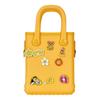 Fábrica em estoque fornecimento bolsa de gelatina EVA bolsa com furos DIY acessórios fofos verão praia simples portátil bolsa pequena