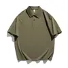 Camisa Polo Masculina de Manga Curta Verão Nova Bordada Moderna Marca Masculina Casual High-End Solta Camiseta Masculina Tops