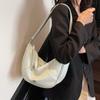 Bolsa de Couro de Vaca Grande Capacidade Moda Retrô para o Dia a Dia Casual Feminina 2025 Nova Textura de Alta Qualidade Bolsa de Ombro Versátil