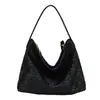 Bolso nuevo de alta gama tejido a mano, bolsa de mano versátil para el día a día, bolso tipo cubo de gran capacidad, bolso de hombro para mujer, bolso de axila