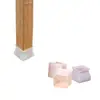 Em estoque tapete de silicone para pés de mesa e cadeira tapete protetor de móveis piso sofá banquinho tapete antiderrapante para pés de cadeira capa para pés de perna de mesa