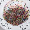 Cuentas de punto de cruz de 2 mm, 3 mm, 4 mm, alta calidad, núcleo teñido, cuentas de arroz, venta al por mayor, cuentas de arroz de vidrio, accesorios para prendas