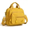 2026 Bolso Cruzado de Lona Multiusos de Color Sólido Nuevo para Mujer Bolso de Mano Versátil Gran Capacidad para Viajes Diarios Bolso Cuadrado Pequeño