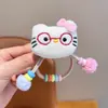 Diadema de Muñeca Divertida de Dibujos Animados para Niños Cuerda de Pelo de Felpa Otoño e Invierno para Niñas Cola de Caballo Alta No Lastima la Cuerda del Pelo Banda de Goma Accesorios para la Cabeza