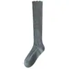 Calcetines al por mayor de Acheng: Calcetines de Algodón Puro para Mujer, Primavera y Otoño, Vintage, Largos, Transpirables, Versátiles, Adelgazantes, Calados, Caídos