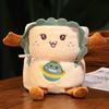 Cartoon Toast Plush Roll Blanket Office Nap Bread Cobertor de flanela Ar condicionado Cobertor de armazenamento único
