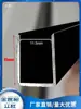 Columnas para Gabinete de Azulejos, Ranuras de Aleación de Aluminio Negra Engrosada, Juego Completo de Accesorios, Tubos de Ranura Grande, Tiras de Sellado de Bordes, Juego Completo de Piezas