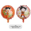 Balão de Desenho Animado Dragon Ball Novo Cruzamento Conjunto Tema Sun Wukong Filme de Alumínio Animação Festa Infantil Arranjo de Aniversário