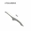 Amazon Clip para Alimentos de Acero Inoxidable Chapado en Oro Punta Estilo Coreano Clip para Barbacoa Barra Extendida Clip para Barbacoa de Restaurante Buffet